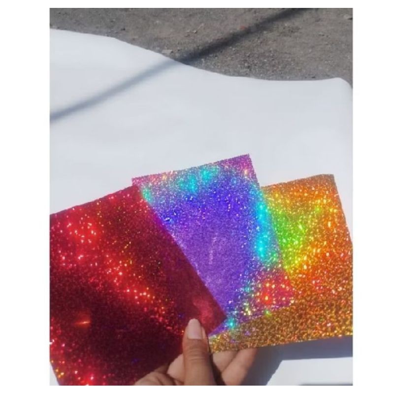 

PLASTIK MIKA HOLOGRAM BAHAN KERAJINAN