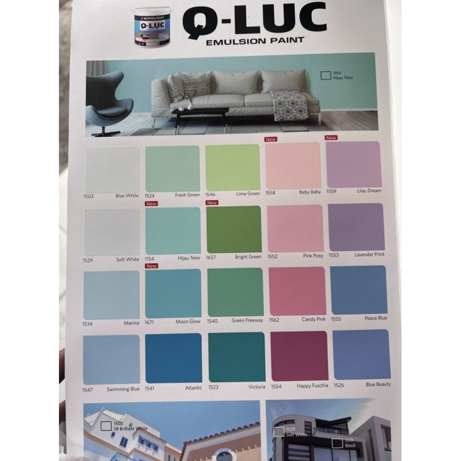CAT TEMBOK NIPPON PAINT QLUC Q-LUC Q LUC 18 KG ( GOSEND ONLY ) DS10