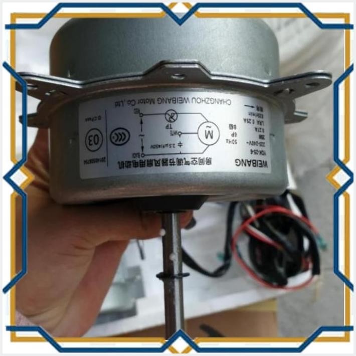 [WRG] DINAMO FAN MOTOR FAN OUTDOOR AC SAMSUNG SHARP YDK25-6