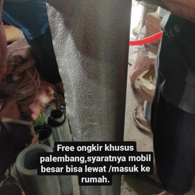 :=:=:=:=] Seng talang bahan alkan kulit jeruk tinggi 120 cm 0,45mm roll 50 meter