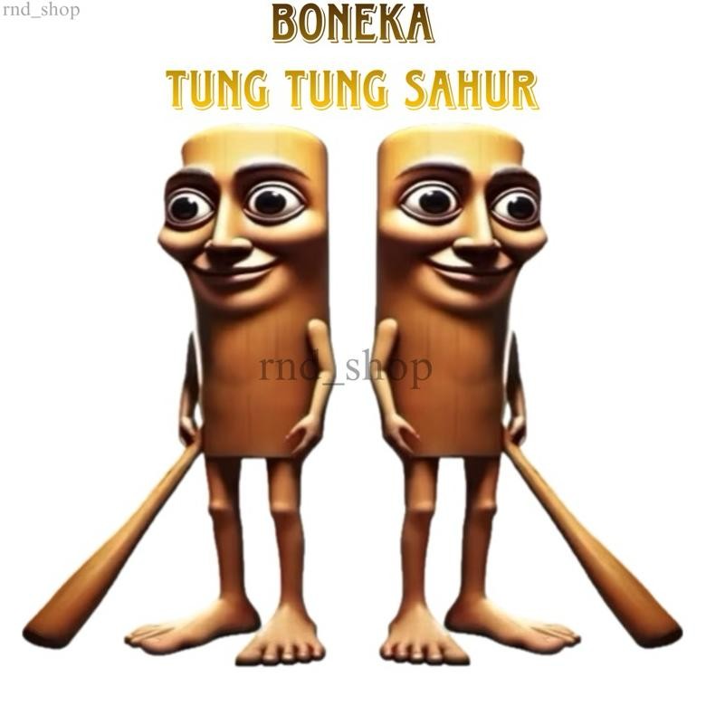 Boneka Tung-Tung Sahur / Tung Tung Sahur / Game Tung-Tung Sahur