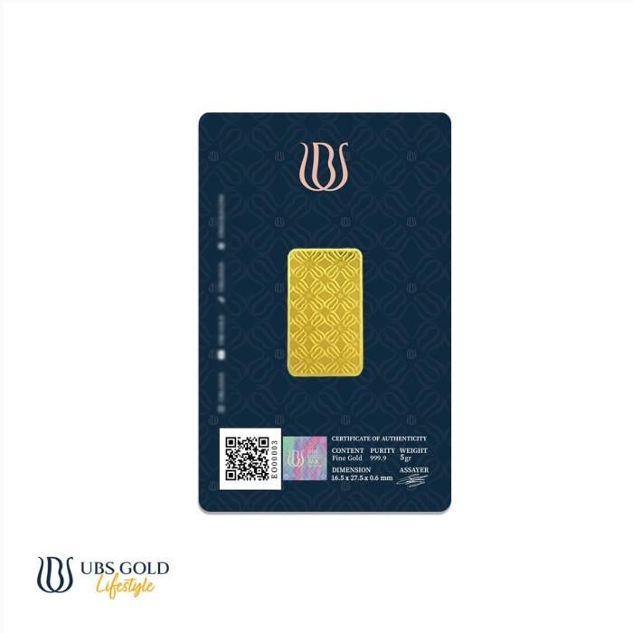 Ubs Logam Mulia 5 Gram Classic Original Dan Terpercaya