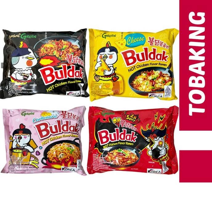 

(Good) Samyang Green Hot Chicken Ramen Buldak Cheese Carbonara Korea Halal