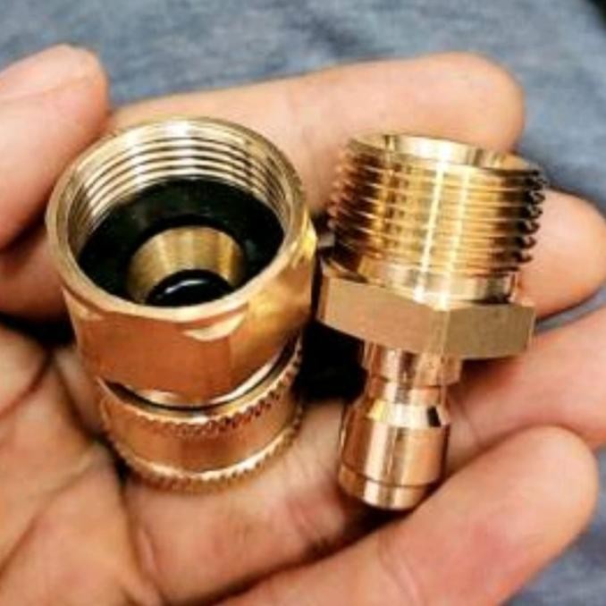 +++++] Quick Connect Coupler M22 Male dan M22 Female untuk MTMASAKI MT 1800