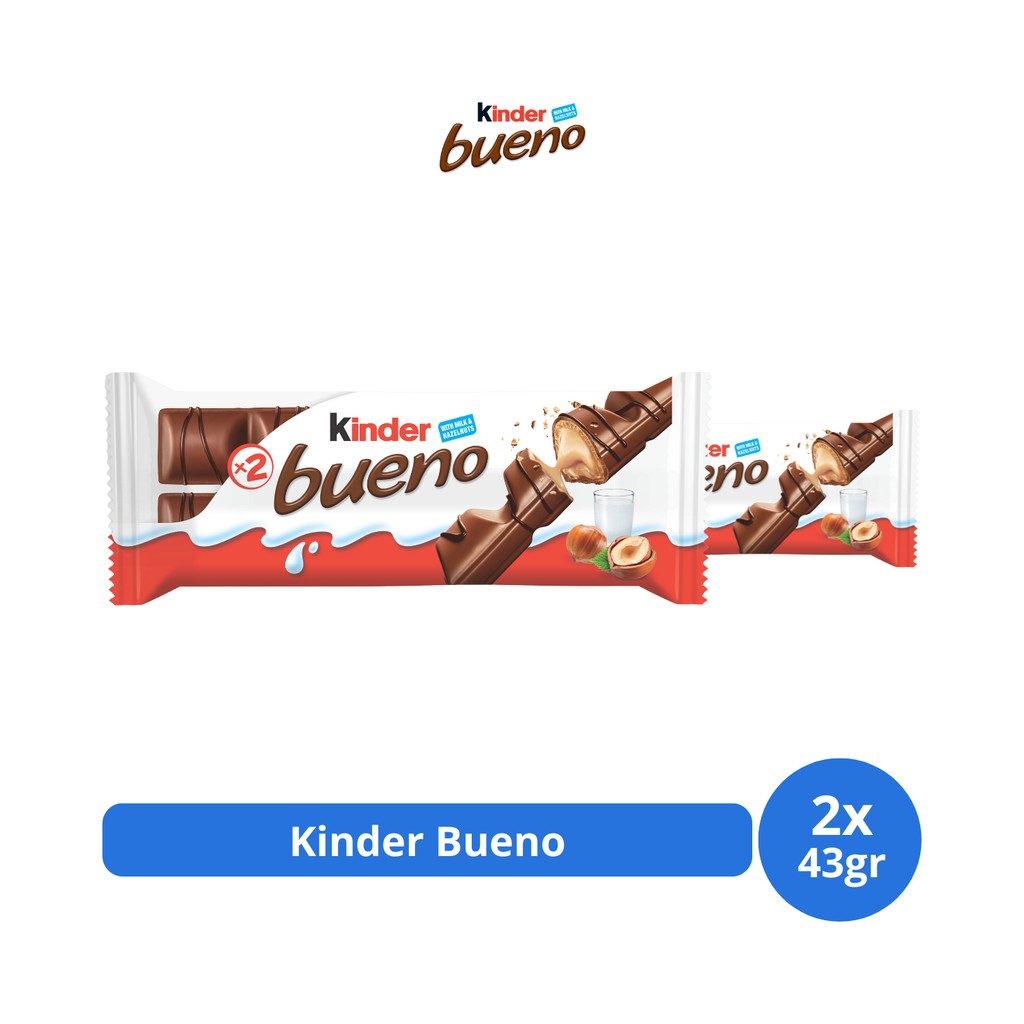 

Kinder Bueno 43gr x 2 pcs