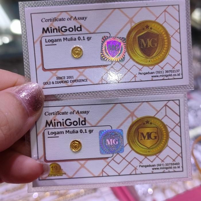 Logam Mulia Mini 0,1Gr Original Dan Terpercaya