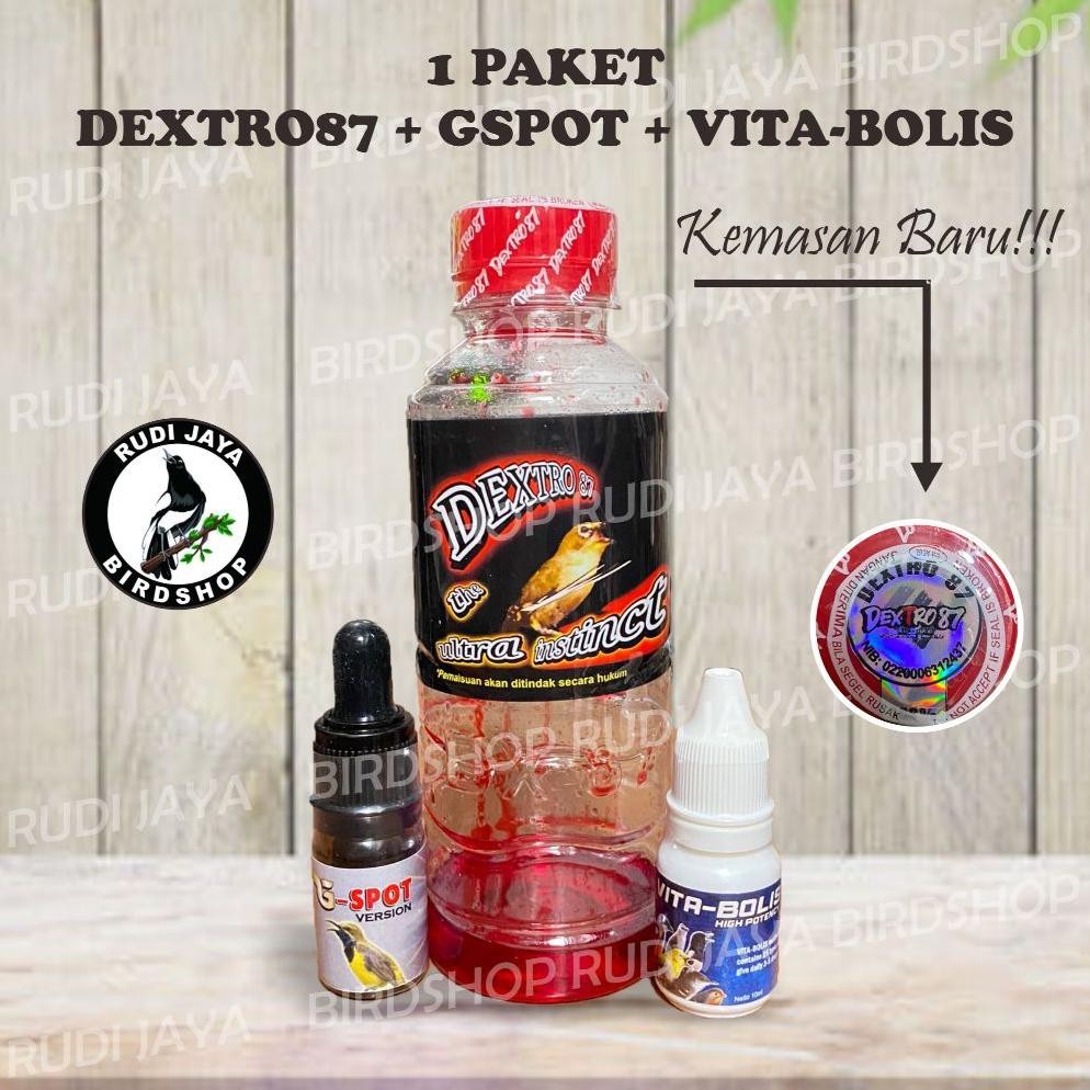 He13 1 PAKET DEXTRO87 + GSPOT + VITA-BOLIS VITABOLIS + VITASOL HIGH VITAMIN LOMBA HARIAN DOPING PENG