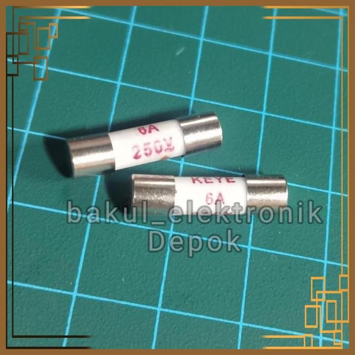 [BLE] fuse sikring 20x5 CERAMIC 6a 250v