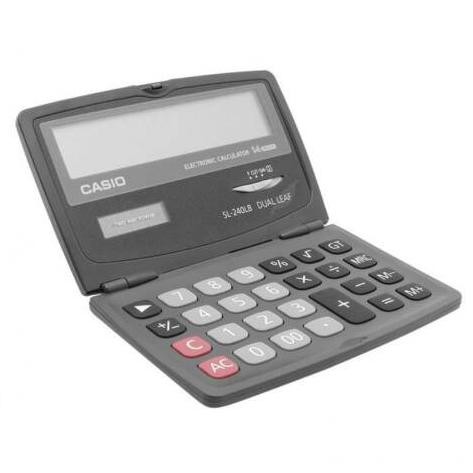 

re-65 CASIO SL-240LB - Kalkulator Pocket Murah