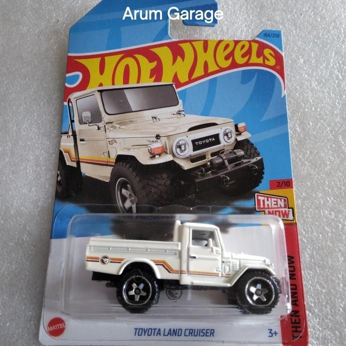 Hot Wheels Toyota Land Cruiser. Card Then And Now Series Tahun 2021. Treasure Hunt Regular.