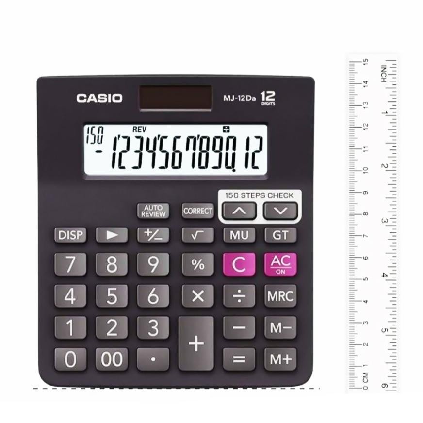 

jy-6 CASIO MJ-12D - Kalkulator Desktop - Check & Correct Calculator Original