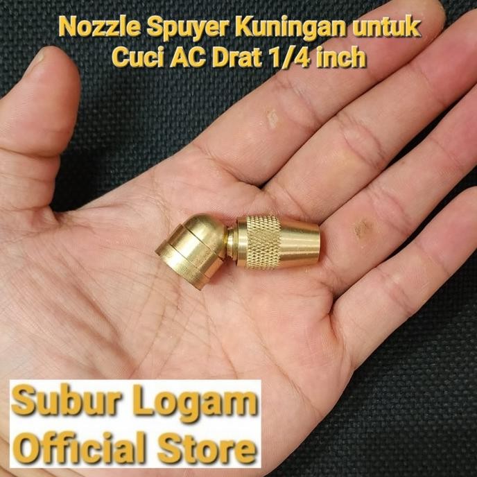 populer] Nozzle Spuyer Kuningan untuk Cuci AC / Nozle Spuyer Kabut Irigasi