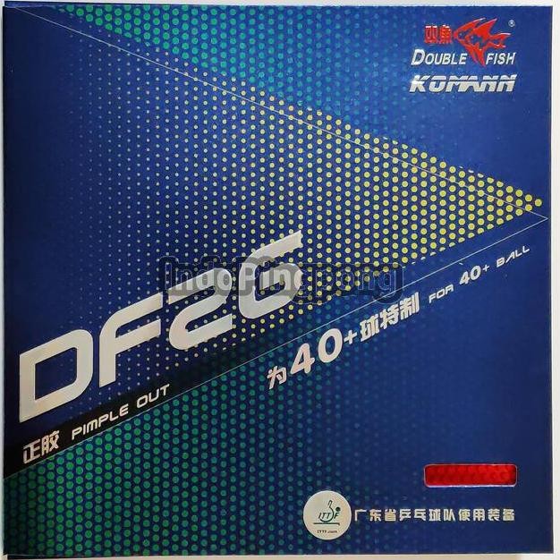 HARGA DISC - Double Fish DF26 Komann - Short Pips Bintik Serang Pendek DF 26