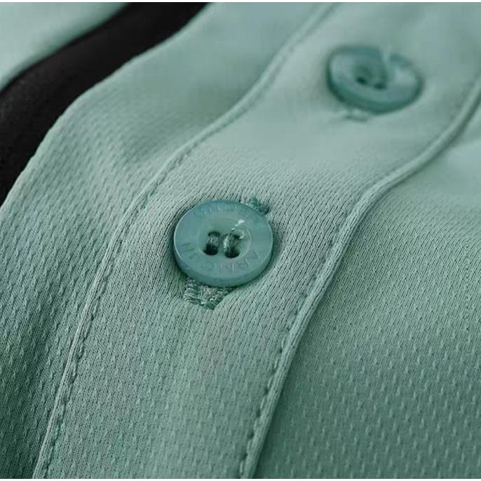 Polo Shirt Baju Pria Golf Chest zip Polyester UAR-401