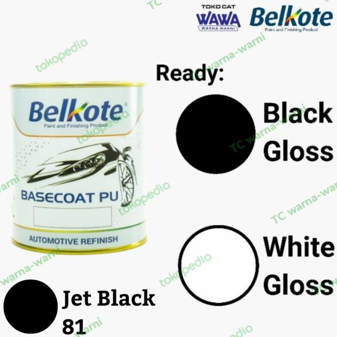 cat PU Belkote basecoat black & white 0.5 liter DISKON