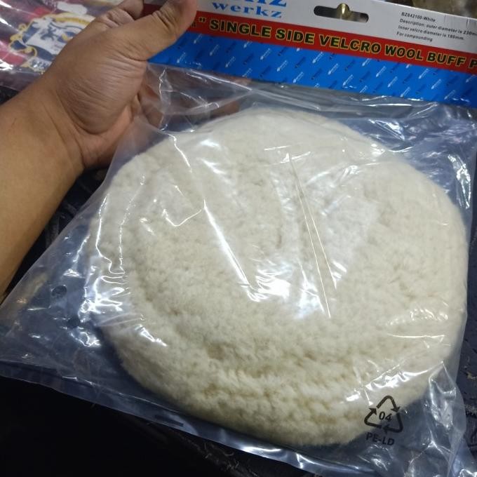 Wool Poles Polish Pad Velcro 7" Buffing pad FORSALE