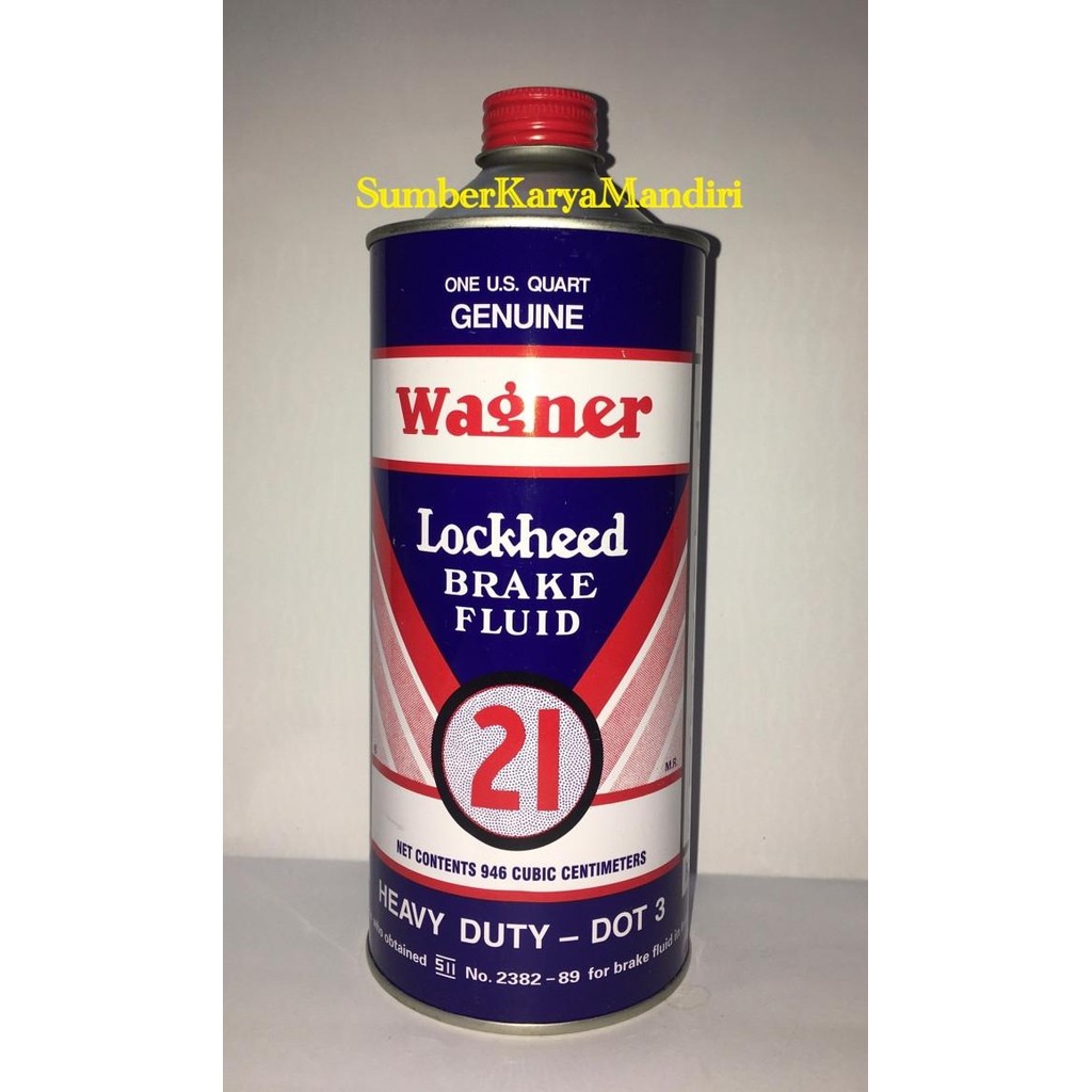 Wagner Brake Fluid DOT-3 Heavy Duty / Minyak Rem DOT-3 Wagner (946ML) BEST QUALITY
