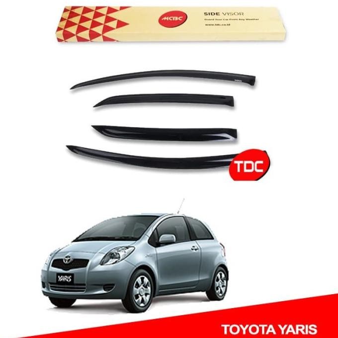 // Talang Air Mobil Yaris Old New 2006 2014 Original Mcbc Diamond Black //
