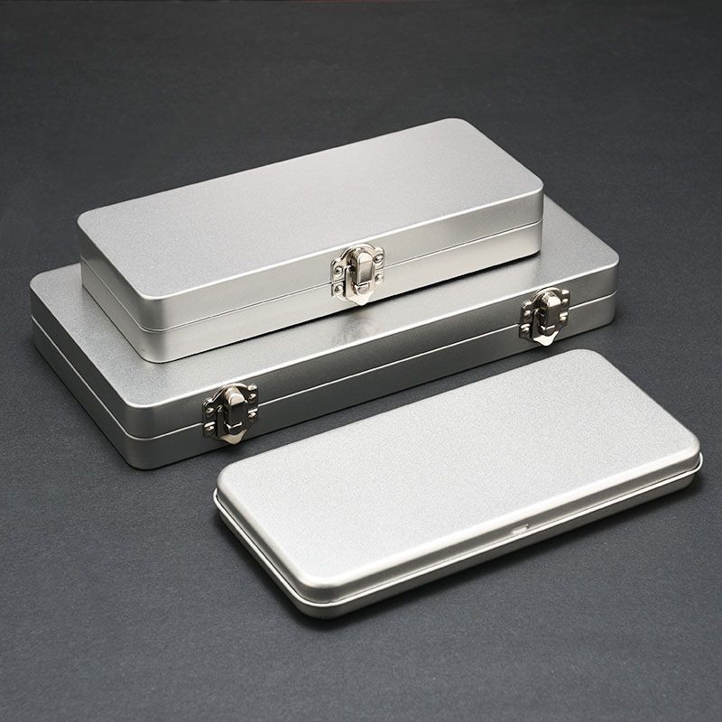 

Kotak Tinplate Penutup Flip Tempat Pensil Alat Tulis