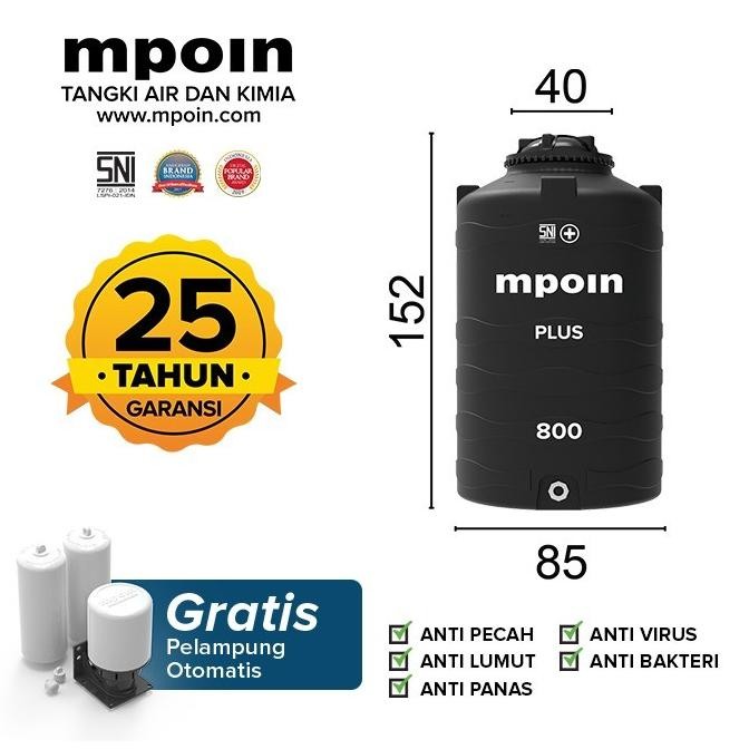 Miliki Tangki Air Mpoin 800 Wave