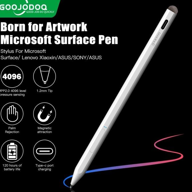 Goojodoq Laptop 2In1 Tablet 4096 Stylus For Microsoft Surface/Hp/Asus Co