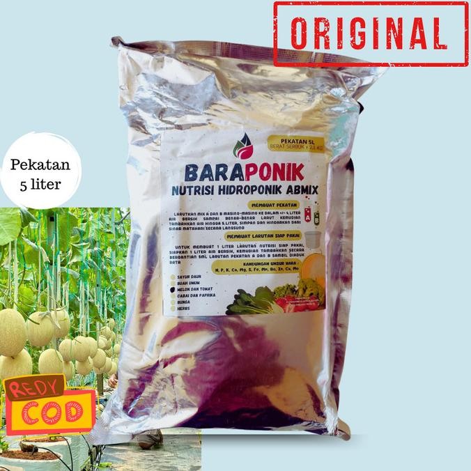 AB Mix Melon & Tomat Baraponik 5 liter Hidroponik
