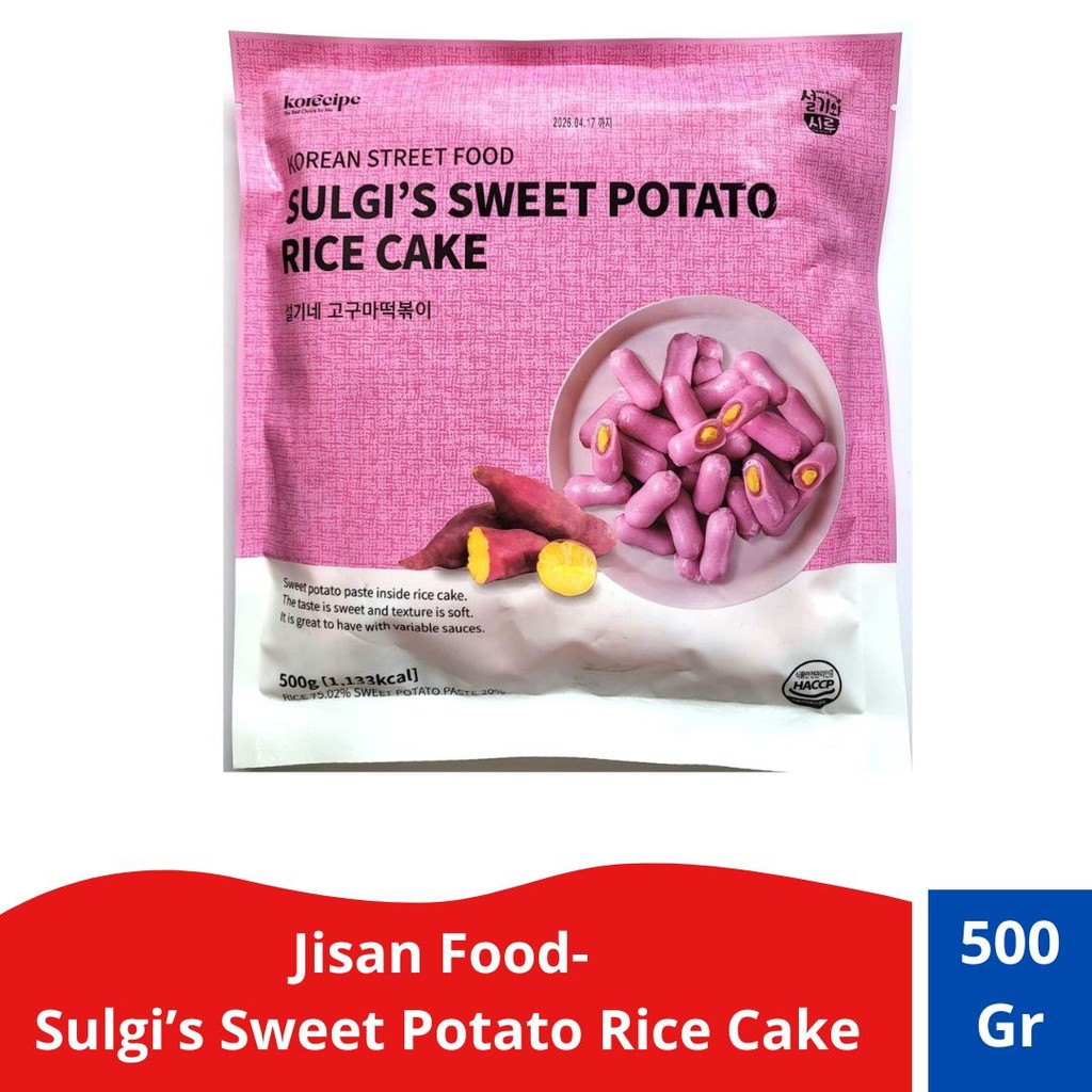 

isan Food - Sulgi Sweet Potato Rice Cake -Toppoki - 500gr