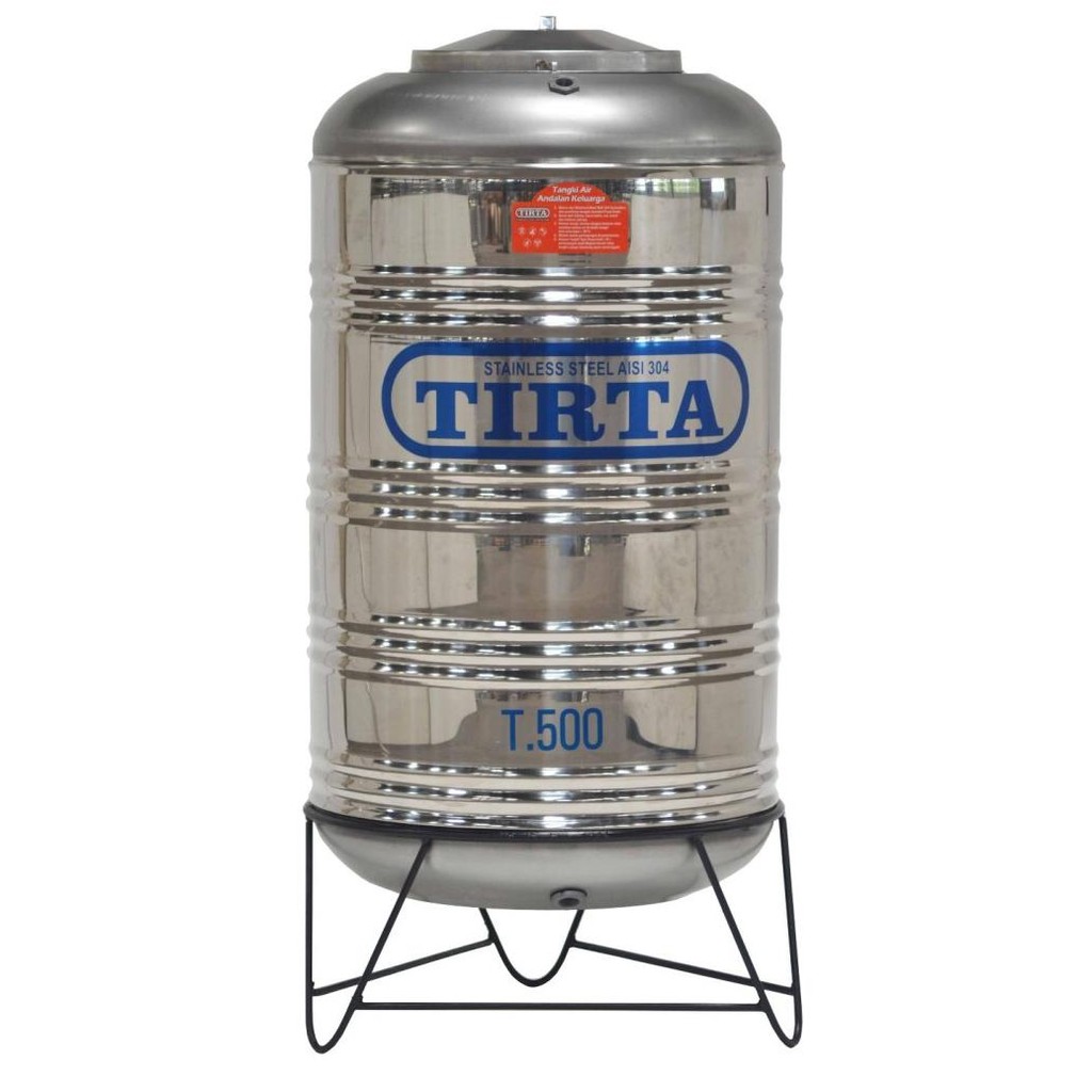 Terjangkau Tangki Air Stainless Tirta T 500 Max Toren Tandon 500 Liter