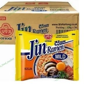 

Terlaris! Jin Ramen Mild /Box (120Gr @ 20Pcs)