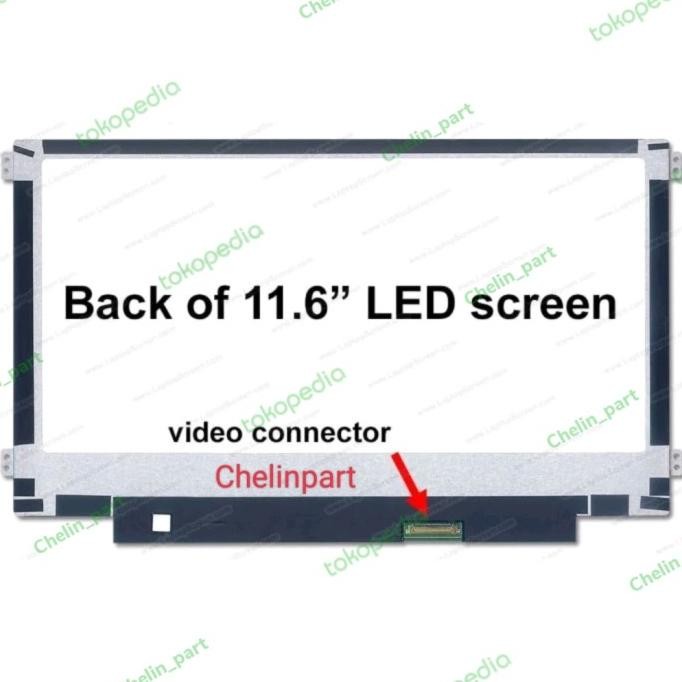 Promo Led Lcd Laptop Zyrex Sky 232 Mini 11.6 Inci 30 Pin Kiri Kanan