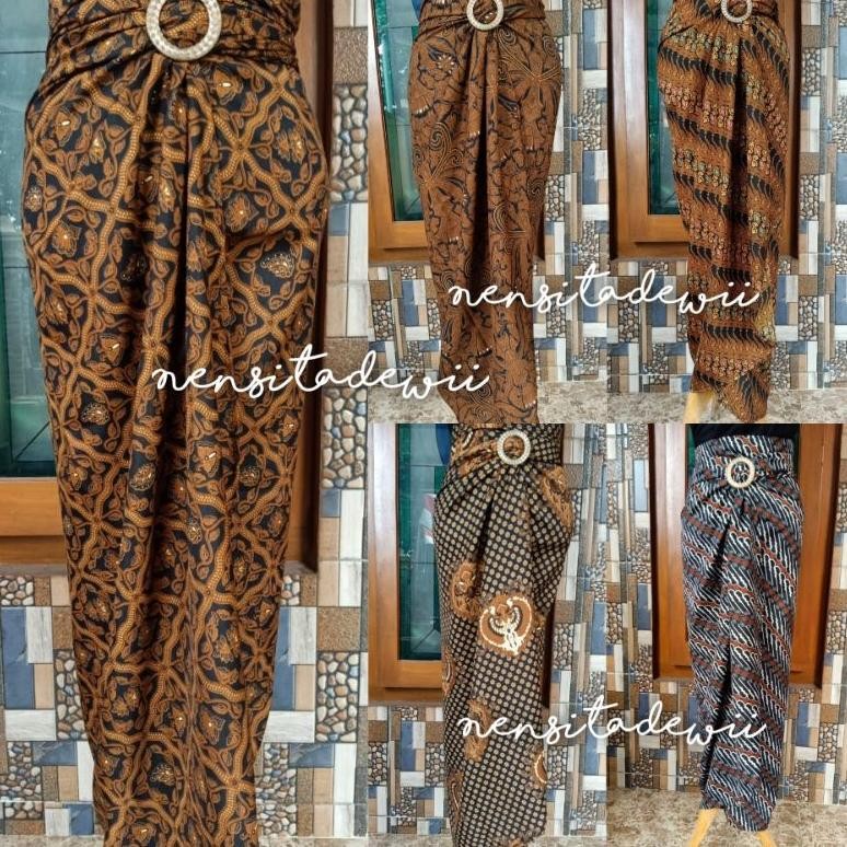 Diskon Rok Lilit / Bawahan Kebaya - Motif Batik Sogan Murah