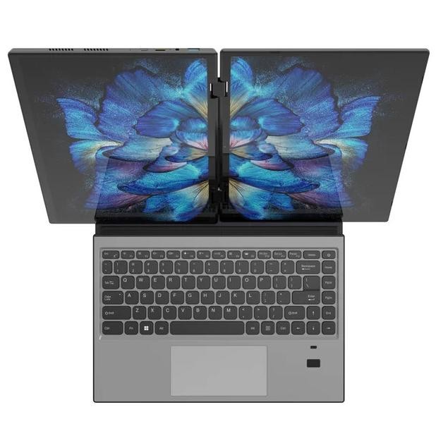 Terlaris Laptop Intel N95 Dual Screen Laptop Win 11 Touch Screen 14 Computer 2T