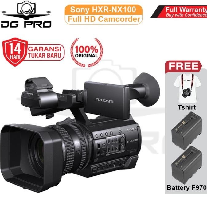 SONY HXR-NX100 FULL HD NXCAM CAMCORDER - HANDYCAM NX 100 ORIGINAL DAN TERPERCAYA