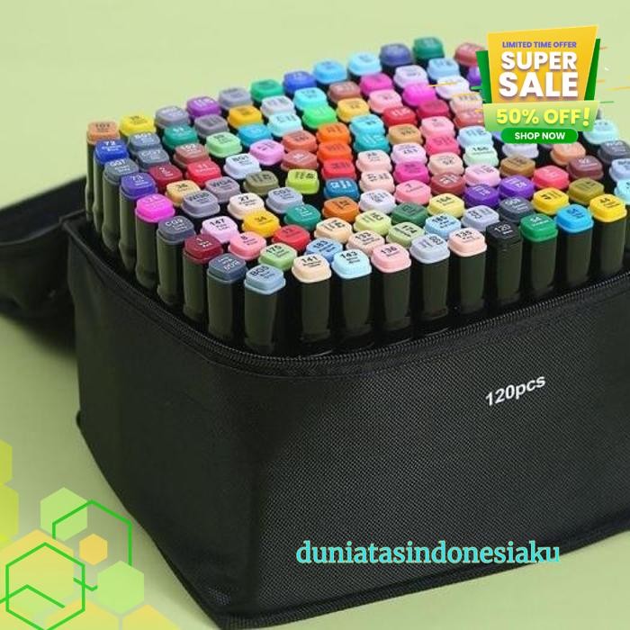 

TOUCHFIVE 120/168 WARNA SKETSA SPIDOL GENERAL MARKER DUNIATASINDONESIAKU KUALITAS TERBAIK