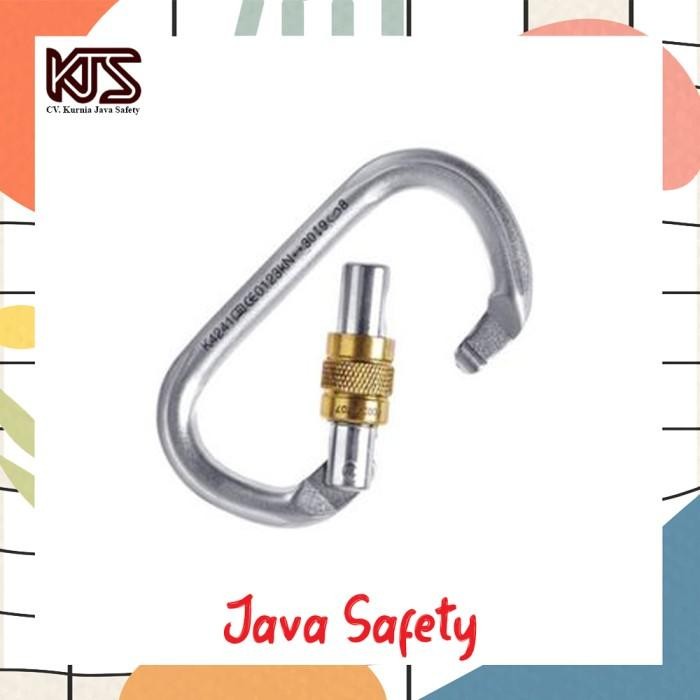 Singing Rock Oval Steel Screw Lock | Carabiner Singing Rock Oval Steel Screw Lock | Steel Oval Screw