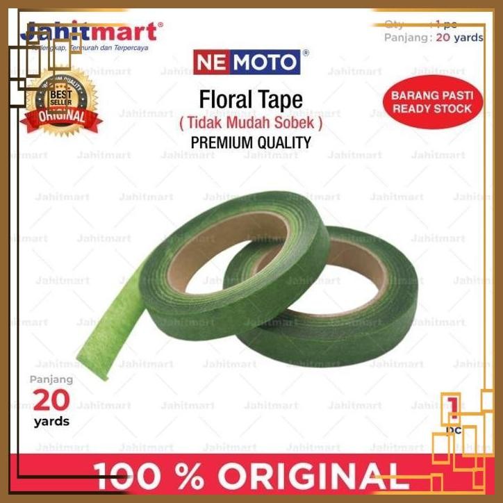 

[JTM] FLORAL TAPE 20 YARD / FLOWER TAPE / KERAJINAN TANGAN / HANDCRAFT