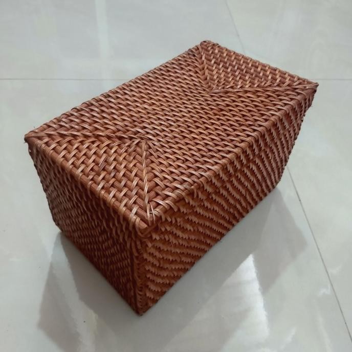 """] Box Anyaman Rotan, Tempat Penyimpanan Serbaguna