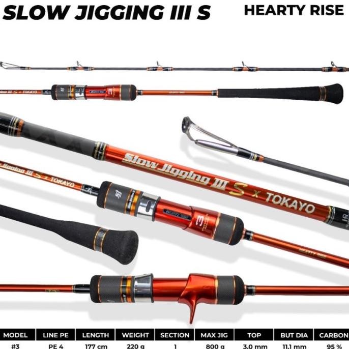 Rod Hearty Rise Slow Jigging SJ3S by Tokayo OVERHEAD ORIGINAL