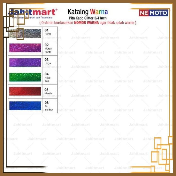 

[JTM] PITA KADO GLITTER 3/4 INCH (2 CM)