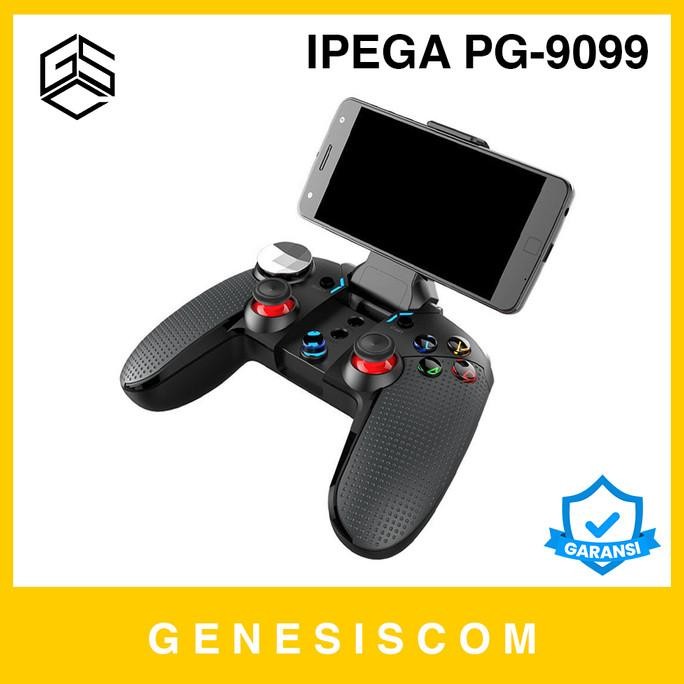 Gamepad Wireless Ipega Pg-9099 Bluetooth + Phone Holder - Joystick Stick Stik Analog Controller Kont