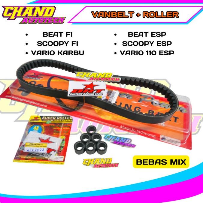 VBELT BRT Beat Fi Esp VANBELT BRT SET DAN SUPER ROLLER Beat fi beat esp Vario 110 fi Vario 110 esp V