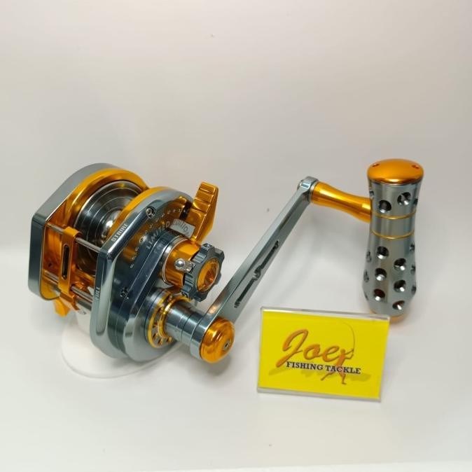 TERMURAH - Wiki Master VIP2000 Turbo Knob Jigging Master Overhead LineWinder Reel