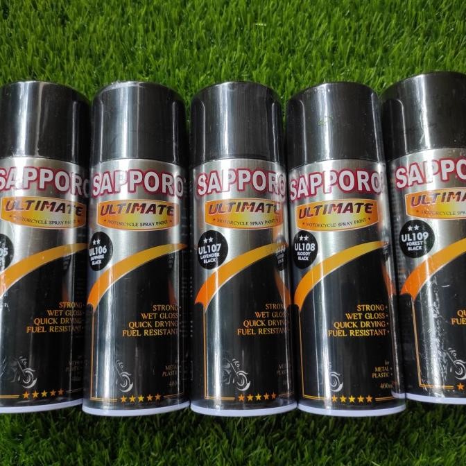 Sapporo Ultimate Black Series / Diamond black Cat semprot Sapporo murah