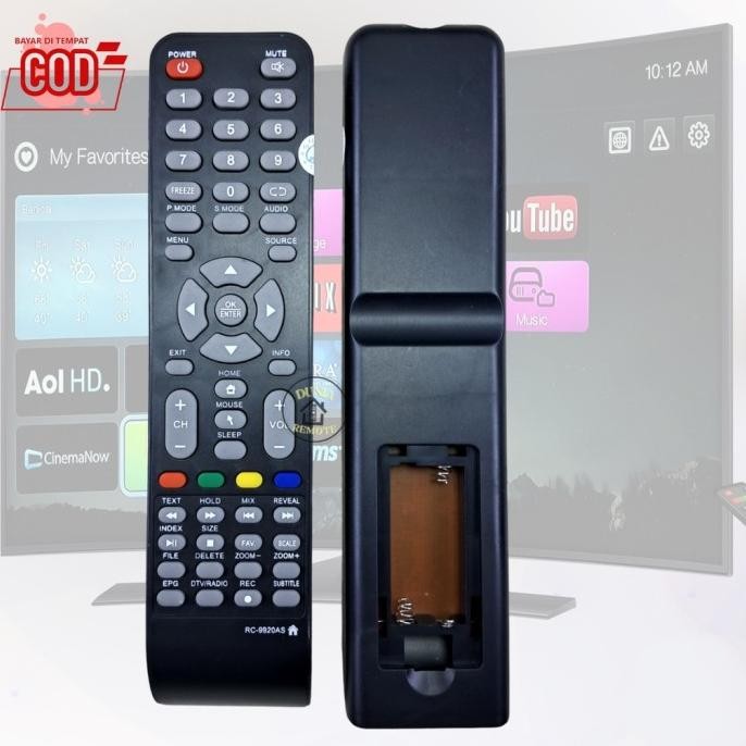 Remote TV AKARI Smart TV Android LCD LED RC-9920AS murah
