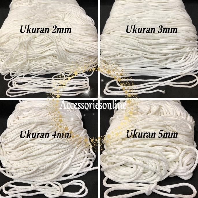

Tali Kur / Tali Cord POY Ukuran 2mm, 3mm, 4mm dan 5mm (isi -/+1kg) murah