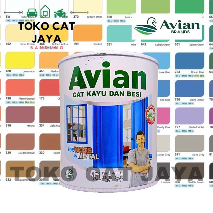 Cat AVIAN Cat Kayu Besi 1kg / Warna Lengkap murah