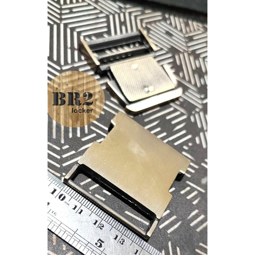 klip tali tas / Buckles / Kunci sodok Metal 38 mm warna atg murah