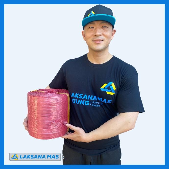 

Tali Rafia Plastik Laksanamas Warna Merah/Biru/Kuning/Hijau New Stok