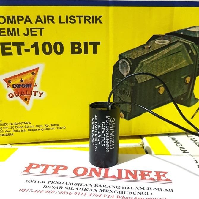Capasitor 10Uf Orginal Shimizu (Spare Part Pompa Air Shimizu) Terbaik
