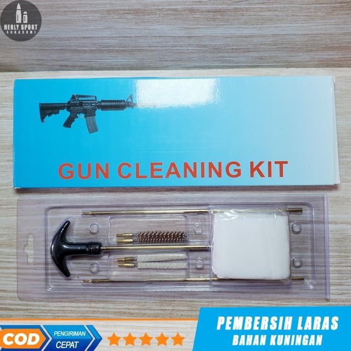 Pembersih Laras Membersihkan Kotoran Residu Pada Laras Bahan Kuningan Anti Karat Set Tinggal Pakai T